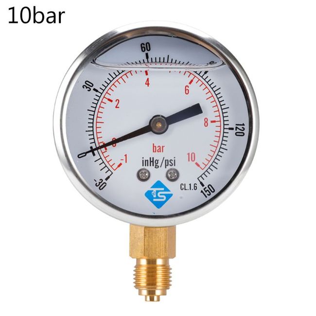 Pressure and Vacuum Gauges - PSI/Bar