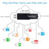 SamData 32GB 3-Pack USB 2.0 Thumb Drive Swivel Memory Stick with LED Indicator (Black, 32GB-3Pack)