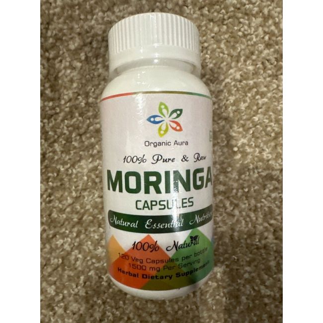 Organic Aura Morning Capsules -120 Vegan Capsules- 1500mg