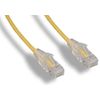 RiteAV - Ultra Slim, Fluke Tested Cat 6A High Density Network Ethernet Cable - Yellow - 2ft (10 Pack)