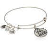 Alex and Ani Miami Marlins Cap Logo Expandable Rafaelian Silver Bangle Bracelet