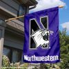 Northwestern Wildcats House Flag Banner