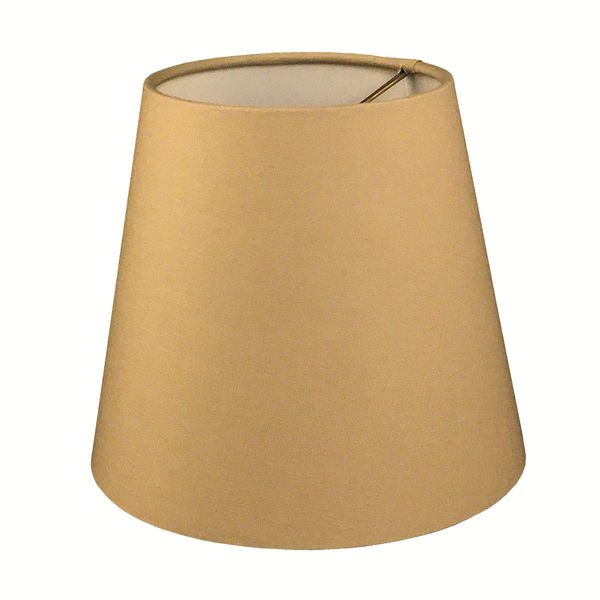 Lamp Shade E-17 Catchable 15cm Diameter Natural Stand Replacement Bisque Lampshade Only