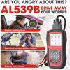 Autel AutoLink AL539B Battery Electrical Circuit Tester OBD2 Code Reader Scanner