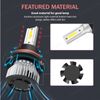 9007 HB5 LED Headlight Bulbs Replacement Kit High Low Beam 6500K Super White