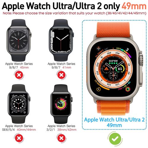 Diruite 2-Pack Screen Protector for Apple Watch Ultra/Ultra 2 49mm Tempered Glass Case,All Around Hard Matte PC Protective for iWatch Ultra/Ultra 2 49mm Cover-Titanium Steel
