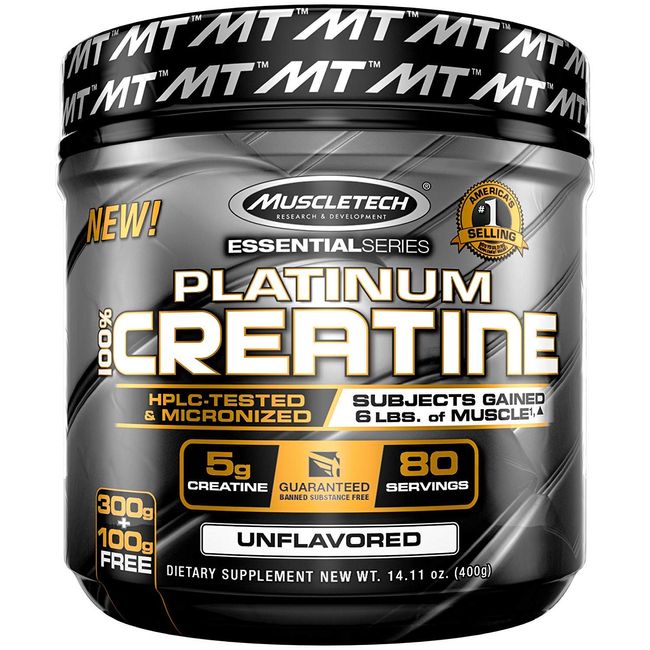 100% Platinum Creatine (Platinum 100% Creatine) 80 doses Overseas direct delivery &quot;From USA&quot;
