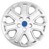 16' Push-on Silver Wheel Cover Hubcaps for 2012-2014 Ford Focus