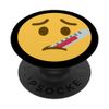 Face with Thermometer PopSockets with Interchangeable PopGrip