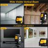 PREXISO 100Ft Laser Level Self Leveling Cross Line Lasers Dual Module 150° Angle