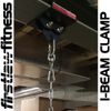 1000 LBS I-Beam Clamp - (Set at 5.25" Wide) - for Gymnastic Rings - Climbing Ropes - Heavy Bags - Multi-Fitness