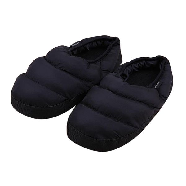 Faux Face Down Slippers, Winter Sandals, Heels, Warm Slippers, Room Shoes, Lightweight, Water Repellent, Anti-Slip, Silent Slippers, Easy to Wear, Indoor Slippers, Men's, Women's, Unisex, For Guests, Popular, Cold Protection, Present,, Black