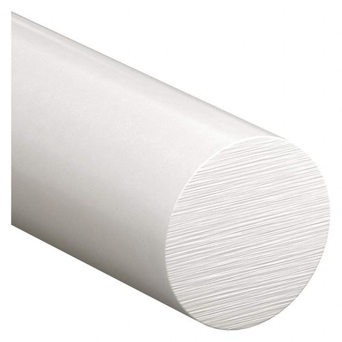 Rod, Acetal, 150, Wht, 1 3/8 in Dia x 1 Ft L