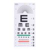 McKesson 20 Foot Distance Wall Mount Eye Chart Tumbling E