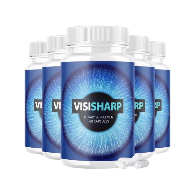 5-Pack Visisharp Advanced Eye Health Formula for Eye Health Supplement- 300 Caps