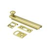 4 in. Heavy Duty Surface Bolt with Concealed Screw, Bright