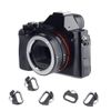 EBTOOLS 5pcs Alloy Triangle Strap Ring Replacement for Camera Shoulder Strap,Camera Strap Triangle Split Ring Hook