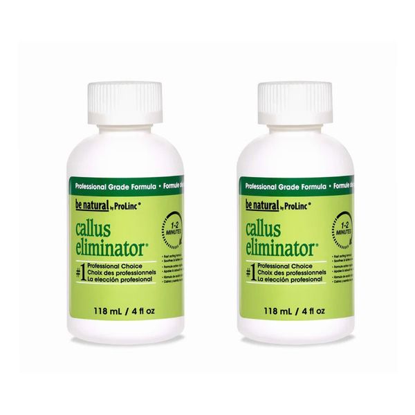 Prolinc Callus Eliminator Professional Grade Formula 4 oz 2 bottles Combo