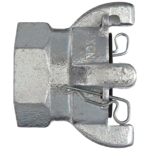 Dixon Air King AM23 Iron Air Hose Fitting, 4 Lug Quick Acting Coupling, 1-1/2" NPT Female End