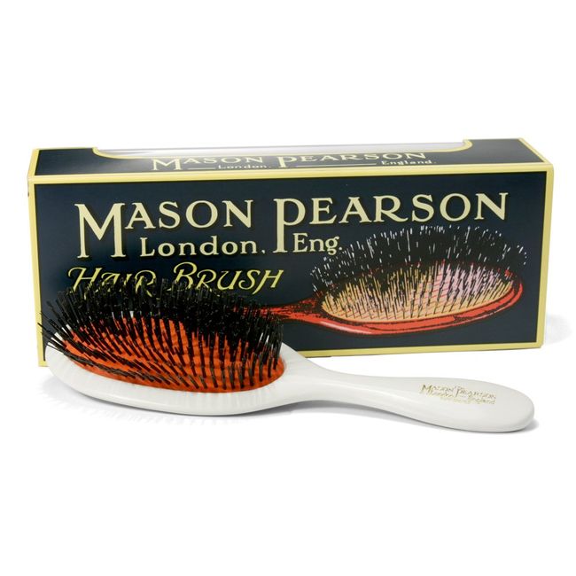 Mason Pearson B2 Extra Small Pure Bristle Hair Brush - Ivory