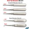 Dental Elevators Root Tip Tooth Extraction Luxating Implant Surgery Instruments