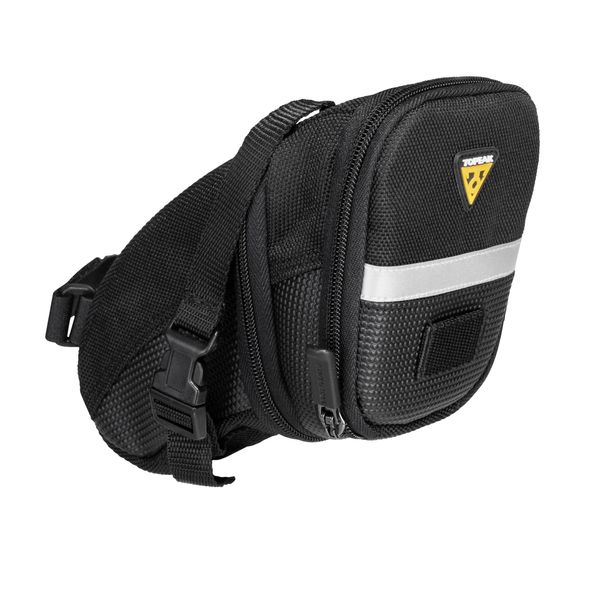 Topeak Aero Wedge Pack Saddle Bag, Strap Fit, Medium, Black