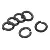 uxcell Split Lock Washer, M8 304 Stainless Steel Spring Lock Washer 25pcs, Black