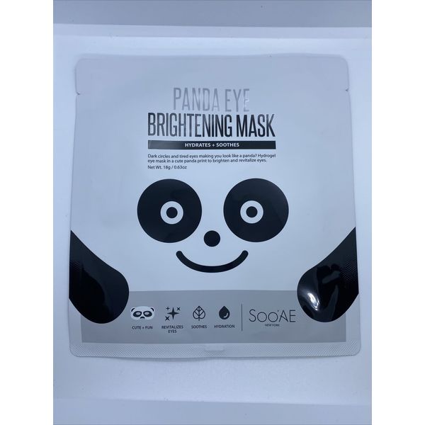 Soo'AE Panda Eye Brightening Eye Mask Soothes and Hydrates Single Mask (0.63oz)