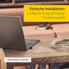 Jabra 14208 07 UC Plug and Play Mini USB Adapter – Black/Silver