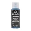 FolkArt Multi-Surface Metallic Acrylic Paint, Charcoal Black, Small