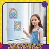 SUNGEMMERS Suncatcher Diamond Art Craft Kits for Kids - Great 5 Year Old Girls Gifts - No Mess Window Arts and Crafts for Kids Age 10 9 8 6, & Creative Birthday Presents for 7 Year Old Girls