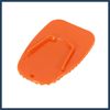 INFINAUTO 2pcs Motorcycle Kickstand Support Pad Side Stand Pad Orange Stylish Design