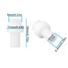 VGOL 2PCS 3mm Coupler Replacement Blockage PTFE Compatible with Ultimaker 2 Compatible with Ultimaker 2+ UM2+