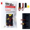 Rackstuds - R20 Rack Mount Solution II - Hardware Nuts & Screw Replacement for Server Rack Rails, 19"" Square Punched Vertical Rails, Cage Nuts Replacement, Red 2.2mm/0.086"", 20-Pack