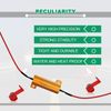 50W 6ohm LED Load Resistors Fast Hyper Flash Turn Signal Blink Error Code (Resistors get very hot during working) 4PCS