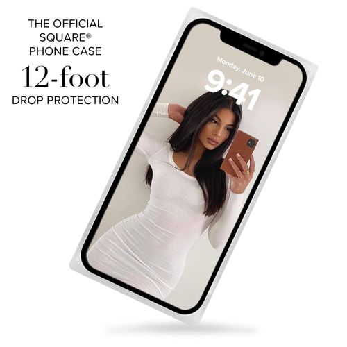 Flaunt Official Square Protective Case - Compatible with iPhone 16 Pro - Compatible with MagSafe & Wireless Charging - Drop-Tested & Shockproof - (Iridescent Satin)