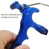 LeeMui Release Archery Release 360° Rotatable Thumb Release for Bow Archery Release Aids (Blue)