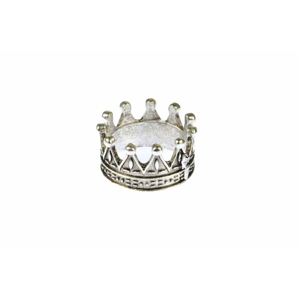 Miniblings Crown Ring Men's Men Silver 19Mm