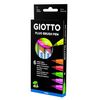 GIOTTO Felt-tip pens, Fluo Assorted Colours, 6 Pcs