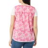 AmeriMark Easy-Care Snap Front Cobbler Aprons Vest with Two Patch Pockets Raspberry MD