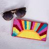 Trimits Half Stitch Tapestry Kit, Printed Canvas, Threads, Needle & Instructions, Glasses Case, Sunrays