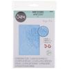 Sizzix 3-D Textured Impressions Embossing Folder Interface by Georgie Evans, 664506, Multicolour, One Size
