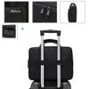 Document Organizer，Document Box with Lock，Portable Home Travel Safe Storage for Important Documents, Files and More (BLACK)