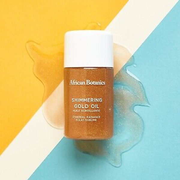 African Botanics Shimmering Gold Oil - 60 mL / 2 fl. oz. - New Sealed Package