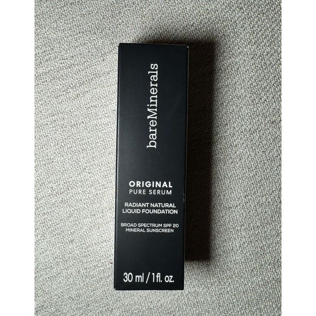 BareMinerals Pure Serum Radiant Nat.Liq.Foundation-Med Deep Warm 4.5,EXP 05/2025