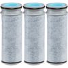 Brita 3-PACK STREAM PITCHER REPLACEMENT WATER FILTER ACTIVATED CARBON DUAL-LAYER