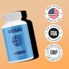 Memo Defender Brain Max Support Supplement Pills Advanced Formula 360 Capsules