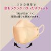 nishikin Brilliant Makeup Mask 3D 3D Beige Clean Face Line 28 Sheets 4 Colors x 7 Sheets 01