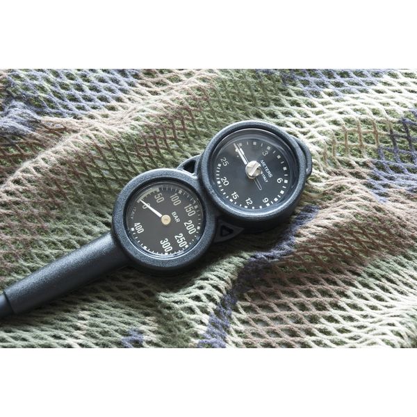 Sunline Military 2er Konsole Finimeter Tiefenmesser Console Depth Pressure Gauge