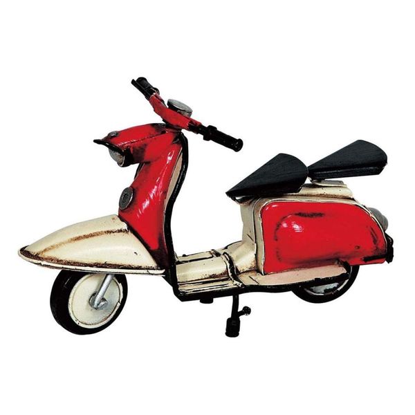 Interior-related stylish□ Antique object tin toy (scooter)
